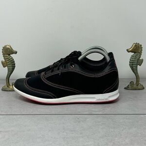 adidas Black and Red Athletic Shoes